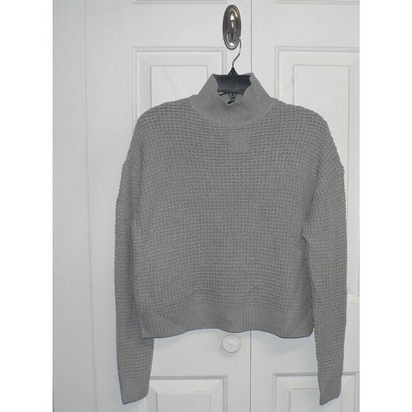 RDI Women's Mock Neck Shaker Knit Pullover Sweater in Granite XSmall MSRP $68 - Picture 2 of 4
